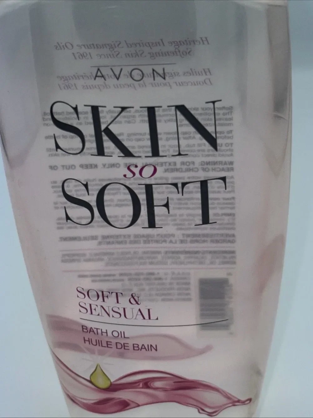 JUMBO 24OZ. Avon Skin So Soft SSS Soft & Sensual Bath Oil NEW SEALED BOTTLE